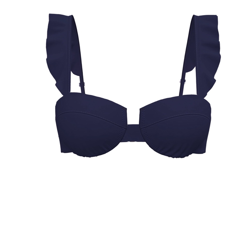 Time and Tru Women's Ruffle Underwire Bikini Top XL